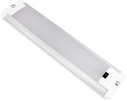 Dream lighting 12v LED Unterbauleuchte für Wohnmobil, 22CM LED Lichtleiste 5,5W Warmweiß 3000K Dimmbar Gestenempfindlich, Innenbeleuchtung für Camper Wohnwagen Boot Unterschrank