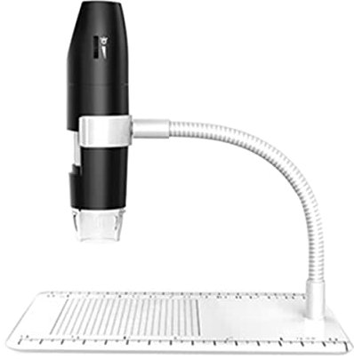 1000x microscopio digital HD 1080P LED USB Cámara de microscopio de teléfono móvil microscopio Accesorios para microscopios de laboratorio(Wit)