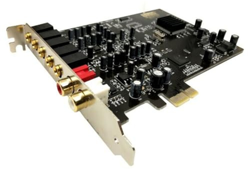 NJTHNTJR 5.1 Sound Card PCI Express PCI-E Built-in Double Output Interface for PC Window XP/7/8/10