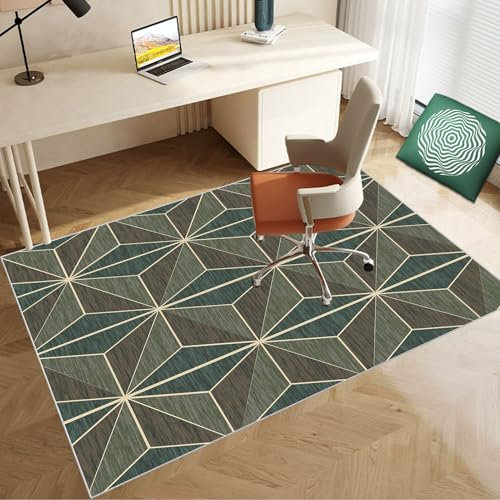 Tappetino antiscivolo per sedia da gioco, 60 x 70 cm, per sedia da ufficio, per pavimenti in legno duro, per piastrelle e pavimenti duri, protezione per sedie a rotelle