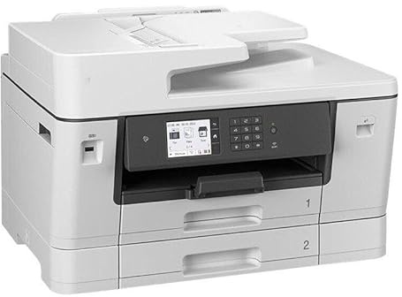 Glowster Multifonction A3, Jet d'encre, Impression Couleur, Scanner, photocopieur, fax, Connexion Wi-FI, idéal pour Les Bureaux et Les tâches Multiples.