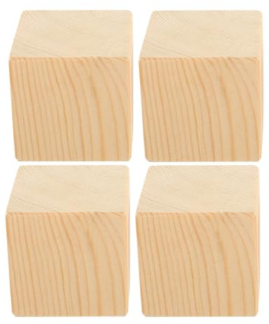 HOLIDYOYO Furniture Risers 4-Pack 1.97In Bed Risers for Sofa Chair and Table Heavy Duty Bed Lifts Blocks for Extra under Storage Easy Installation