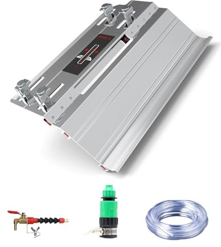 Uqezagpa Fliesenschneider aus Aluminiumlegierung, zum Schneiden von 45-Grad-Winkeln, Keramikstein
