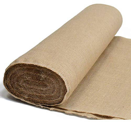 artapisserie.fr Rouleau Toile de Jute 380g/m² Tapisserie & Déco 190cmx10m
