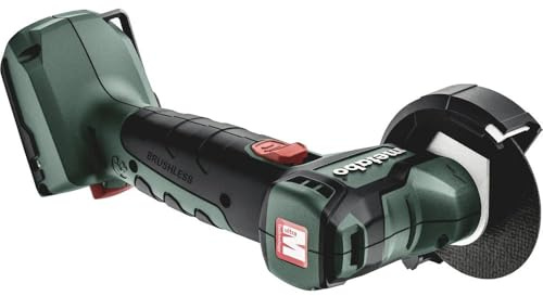 Metabo Akku Winkelschleifer Powermaxx CC 12 BL (ohne Akku, Schleifscheiben-ø 76 mm, mit Schleifscheiben + Zubehör, Akkuspannung 12 V, Spindelgewinde M 5) 600348850