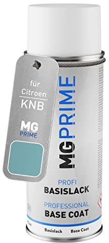 MG PRIME Autolack Spraydose für Citroen KNB Bleu Initiatique Metallic | Initiatic Blau Metallic, Basislack, Sprühdose 400ml
