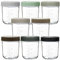 Youngever 8er Set 180ML Behälter für Babynahrung aus Glas, Babynahrungsbehälter, Glas Babynahrung (Urban)