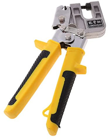 Pinza per cartongesso con manico in acciaio ad alto tenore di carbonio, 25,4 cm, per fissaggio borchie in metallo, morsetto per la manutenzione