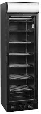 Tefcold Congélateur Vitré noir UFSC371GCP Black