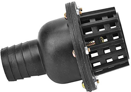 Clapet Anti-retour Basse Pression, Clapet de Pied de Pompe en PVC Noir, Clapet Plat Basse Pression Conçu Professionnellement pour les Machines à Fluides (1.5in)