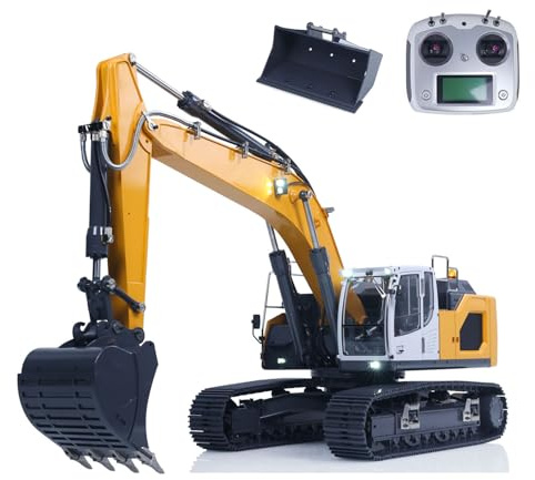 TOUCAN RC HOBBY 1/14 Hydraulischer RC Bagger 945 Metall Fernbedienung Bagger Sound Lichtsystem