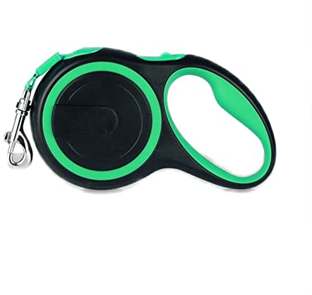 Hundeleine Einziehbare Hundeleine für mittelgroße und große Hunde Verstellbare Führleine (Color : A - Green, Size : 8m - 50kg)