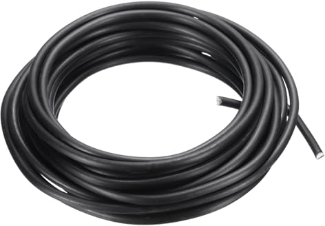 PATIKIL 4mm Bonsai Formazione Filo 1 Rotolo Fiore Filo Steli Anodizzato Alluminio Albero Filo 16.4Ft Totale per Giardinaggio Ramo Riparazione Nero