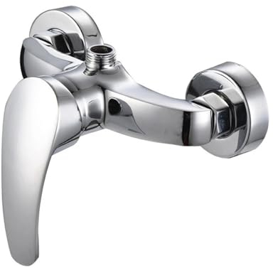 Aqxyxsw G1/2 Zoll Duscharmatur Mischventil Thermostatarmaturen Wandmontage Dusche Badezimmer Chrom-Finish Mischbatterie Modern fangzi