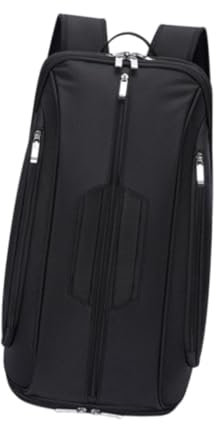 Perfeclan Pickleball-Rucksack, Tennistasche, Pickleball-Schutz, tragbare Handtasche mit Schuhfach, Pickleball-Tasche für Frauen und Männer, Geschenk, Schwarz