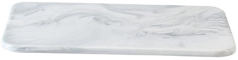 Cabilock Tagliere in Materiale Ceramico a Tavola di Marmo Finto per Frutta Carne Pesce Verdure 26X16 CM, Superficie Liscia e Antiaderente, Facile da Pulire, per Cucina Domestica, Ristoranti e Hotel