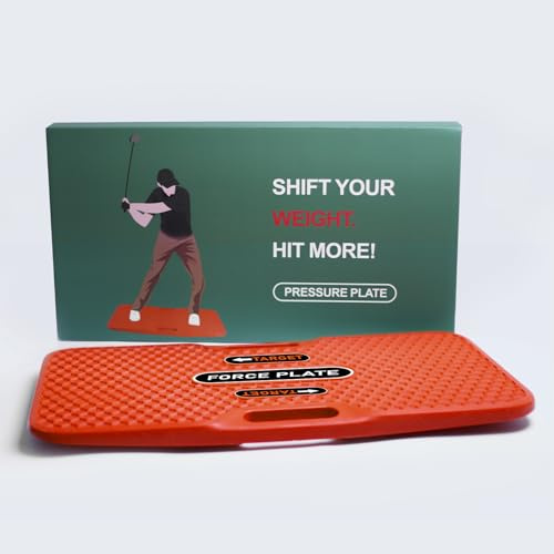 GCDZFYG Golf Balance Board Golf Swing Trainingshilfe zur Gewichtsverlagerung Verbessertes Golfspiel Swing Trainer Druckplatte für erhöhte Kraft & Kontrolle - Lehrwerkzeug für Schlägerübungen & Übungen