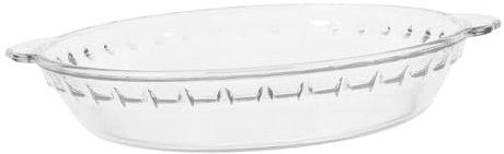 Alipis High Temperature Resistant Glass Pie Plate Cover 7 Inch Microwave Safe Lid for Baking Oven Use Easy Clean Dishwasher Safe