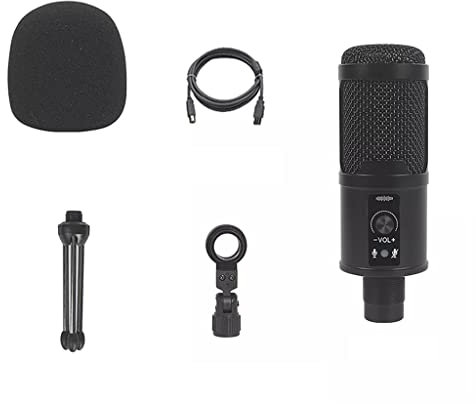 Msuiiixcccc Professional Recording Studio USB Microphone Singing Computer Recording Condenser Microphone