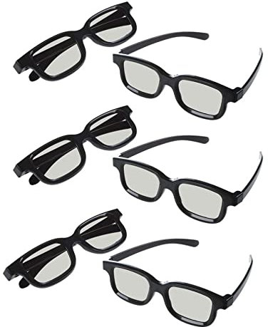 Reinscer 6 Coppie di Occhiali 3D per Cinema 3D TV