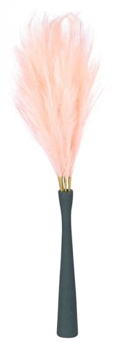 QUARKZMAN 8 Stücke Faux Pampas Gras Dekor Groß, 45/114cm Große Künstliche Flauschige Gras Stiele Falsche Getrocknete Blumen für Zuhause Hochzeit Vase Dekoration, Champagner
