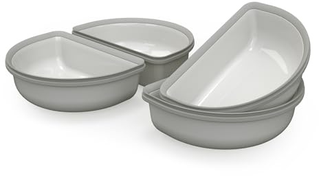 SureFlap SureFeed Halbschale, 4 Stück, Grau