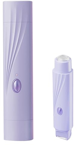 Rasoio Elettrico Femminile – Depilatore Impermeabile Senza Fili con Doppia Testa, Rasoio Delicato | Bikini, Ascelle, Viso, Pelle Sensibile, Viaggi, Dispositivo Compatto