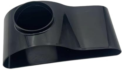 IEUDNS Aquarium Underground Tunnel Hide Single Hole Viewing Fish & Reptile Hideout Aquarium Decoration Fish Tank Accessories, Black