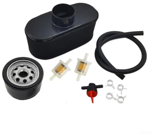 Oniissy Kit di manutenzione filtro aria per tosaerba compatibile con motori FR691V, FR651V, FS481V, FC540V FD501D, include filtro dell'aria, prefiltro, filtro dell'olio e carburante