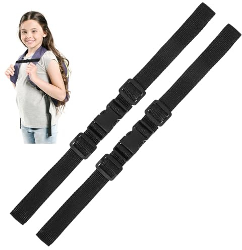 LXUEJIE Rucksack-Brustgurt, verstellbarer Rucksack-Brustgurt, Ersatz-Brustgurt für Rucksäcke, Brustgurte mit Schnappschnallen, Stoff, Rucksäcke, Gurte für Outdoor, Reisen, Wandern, Camping