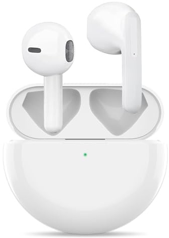 Auriculares Inalámbricos, Bluetooth 5.4 In-Ear Auriculares con Cancelacion Ruido HD Mic, 24H Estéreo Control Táctil Cascos Inalambricos, IPX8 Impermeable Auriculares para iPhone/iOS/Galaxy/Android