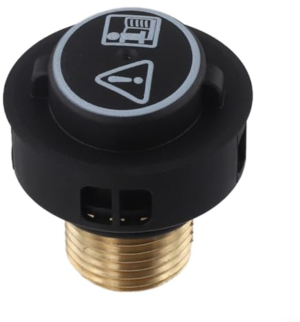 Feeshoppher Valve de sécurité en laiton pour nettoyeur vapeur 45901050 avec bouchon de remplissage conçu pour SC4 SC5 avec joint de sécurité noir et installation facile pour une performance