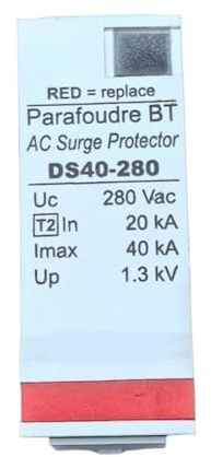 YUPPP AC Surge Protector DS40-280 DIN Rail Arrester Industrial Lightning Protection Module .213