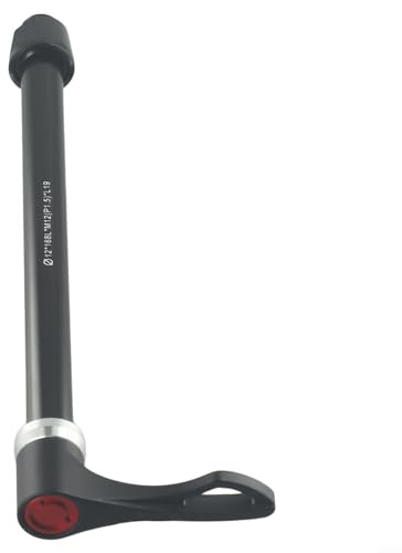 HEIBTENY Lega di alluminio per bici posteriore perno passante 12 x 142/148 mm a sgancio rapido per P1.5 per strada montagna per nero 65 g componente leggero (12 x 142 mm)