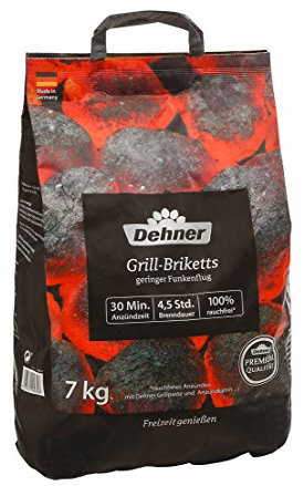 Dehner 2188837 Premium Barbecue Briquettes, 7 kg