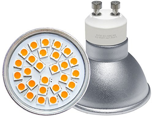 5 x High Power 5w LED GU10 Light Bulbs Warm White 27SMD Technology Energy Saver 450 Lumens
