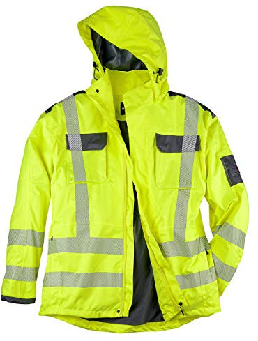 marc&mark XXL Funktions-Warnschutz-/Arbeitsjacke gelb, Größe:6XL
