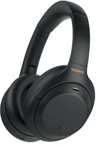Sony WH-1000XM4 Casque sans Fil avec réduction du Bruit et Microphone pour Appel téléphonique et contrôle Vocal Alexa, Noir