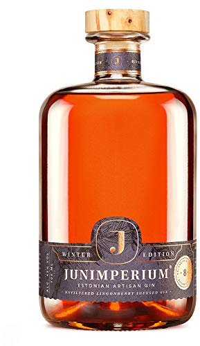 Junimperium Winter Edition Gin aus Estland, 43% vol., 0,7 l | Warm-würziger Artisan Gin mit Wacholder, Koriander, Kardamom, Vanille, Orange und Preiselbeeraufguss