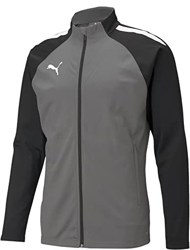 PUMA Men's Team LIGA Training Jacket, Smoked Pearl White, X-Large