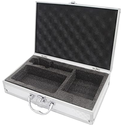 Harilla Kabelloser Mikrofonkoffer mit Schlagfester Hartschalenkoffer Instrumentenaufbewahrungskoffer Mic für Mikrofon Soundkarte