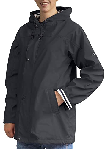Breizh Ocean - Regnrock för damer i pansar, vattentät kappa unisex, randigt foder i sjömansstil - från XS till 4XL