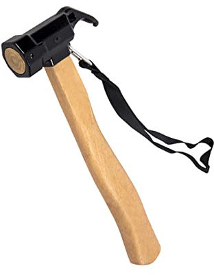 Zelthammer Camping -Zelthammer for Zeltstände Holzhammer Camping Hammer Multifunktional Hammer mit Schnur for Zelt Lanyard