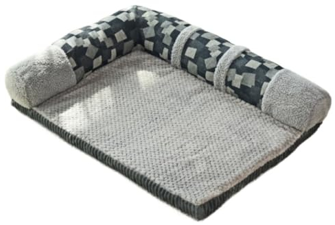 Hundebett Katzenbett Katzen Bett Outdoor-Hundebett, Haustierunterlage, robustes Haustierkissen mit abnehmbarem Bezug, kratzfest mit abnehmbarem, waschbarem Bezug Katzenkorb Hundematte ( Color : B , Si