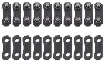 Hippotech Kettenverbindungsglied aus Edelstahl, 0,95 cm, 10 Sets, Kettensägen-Kettenverbindungsglied zum Verbinden von 325 058 Kette für Kettensägen-Teile, Zubehör