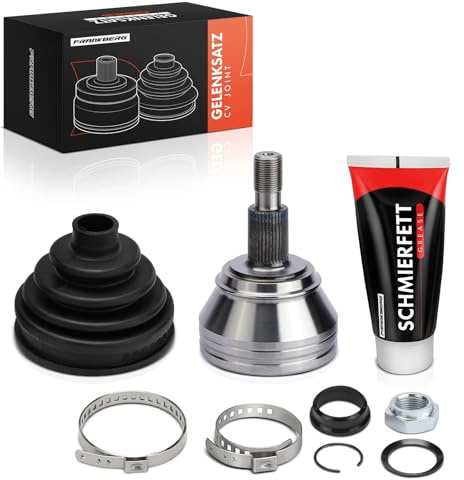 Frankberg Gelenksatz Vorderachse 1J0498099E | Kompatibel mit New Beetle 1C1 9C1, Golf IV Van 1J1, A3 8L1, B.o.r.a 1J2, Golf IV Variant 1J5, O.c.t.a.v.i.a I 1U2