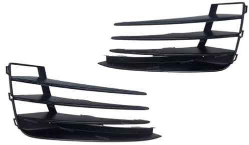 Rejilla Parachoques Para VW Para Golf 7 Para GTI 13-16 Ventilación Abierta Cubierta Admisión Luz Antiniebla Parrilla Parachoques Delantero Coche Luz Antiniebla Parrilla Rejilla Radiador(Left and Right