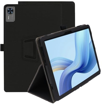 Qiawum Magnetische Hülle für Doogee T36 / U12 12 Zoll 2025 Neue Tablet Hülle Handheld Tablet PC Folio Leder Ständer Funda