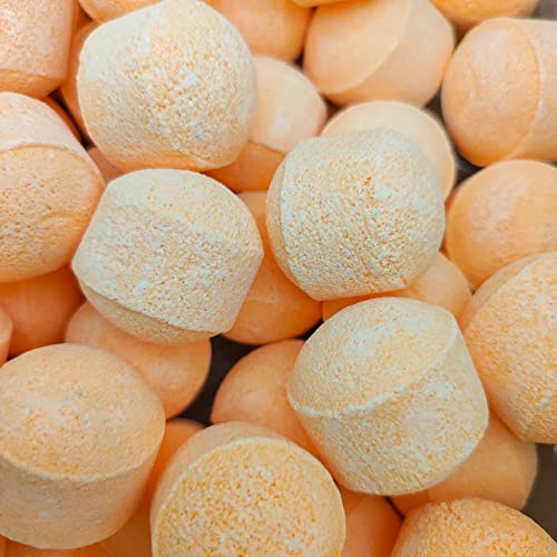 Pack ahorro 25 Bombitas efervescentes el cuidado de pies - Alivian pies cansados, refrescan e hidratan - Ideales para pedicuras y manicuras - Aroma Naranja