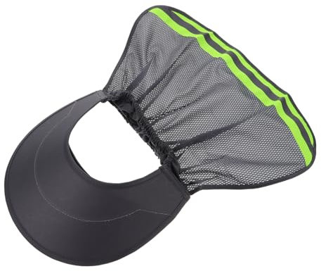 SHINEOFI Plastique Pare-Soleil Respirante Casque Visière, en pour Protection, UV Couvre-Casque, Couvre-Nuque Chantier pour Travaux Extérieurs